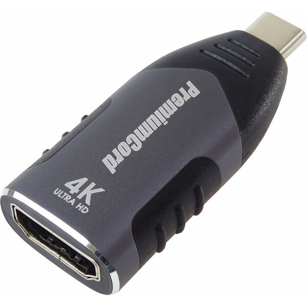 PremiumCord USB-C/HDMI redukce 4K šedá