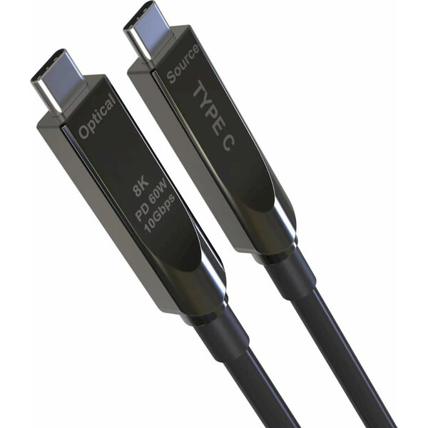 PremiumCord USB-C 10Gbps DP1.4 optický kabel 7m