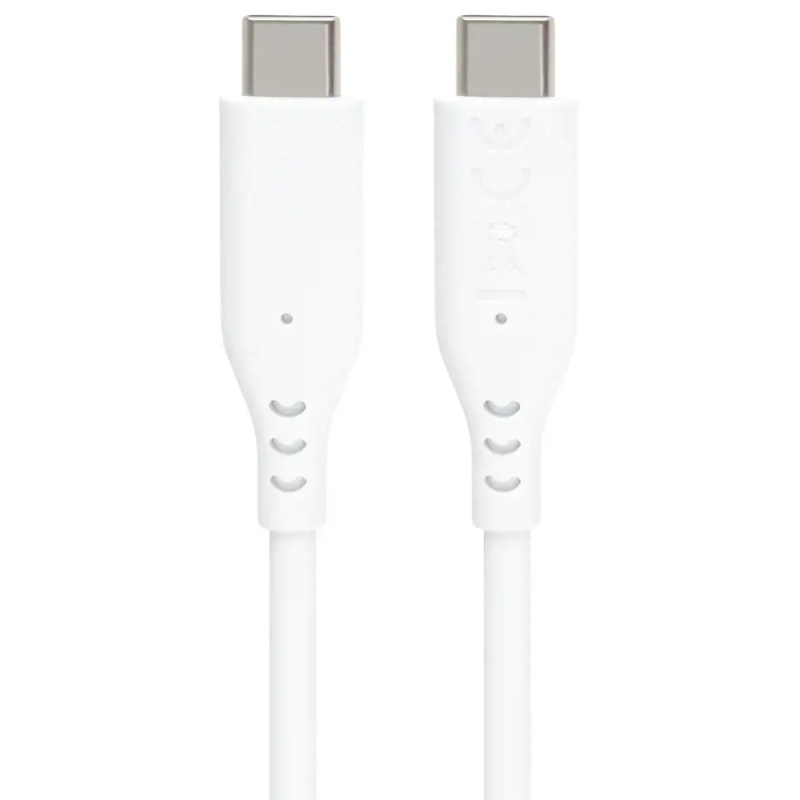 PremiumCord USB-C/USB-C napájecí kabel 60W 1,5m bílý
