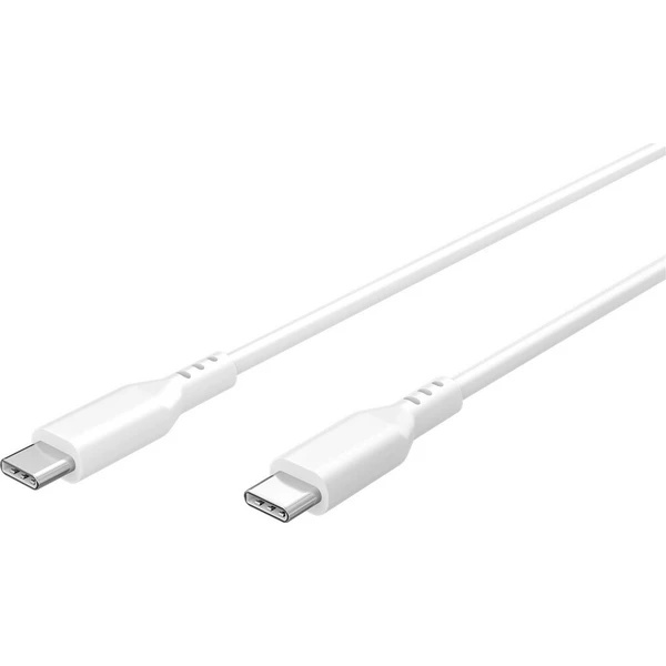 PremiumCord USB-C/USB-C napájecí kabel 60W 1,5m bílý