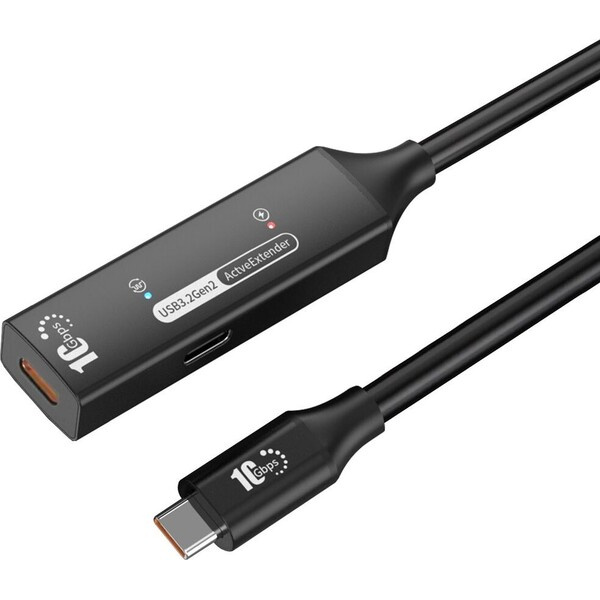 PremiumCord USB-C/USB-C 10Gbps repeater a prodlužovací kabel 7m