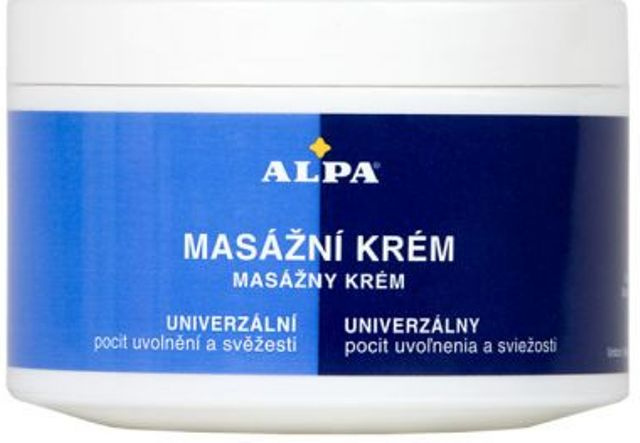 Alpa Masážní krém univerzální masážní krém 250 ml