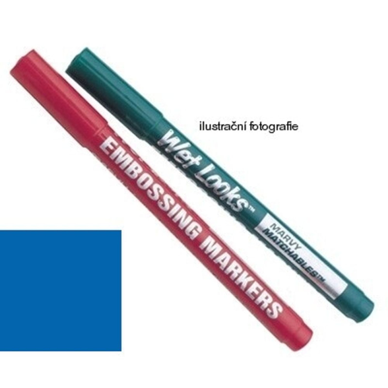 Marvy Embosovací fixa Marvy - VYBERTE ODSTÍN - Embosovací fixa Marvy, č. 3 - blue, modrá