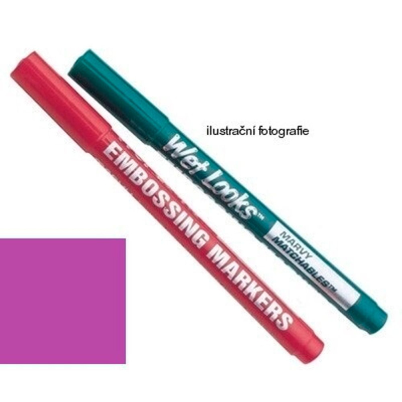 Marvy Embosovací fixa Marvy - VYBERTE ODSTÍN - Embosovací fixa Marvy, č. 8 - violet, fialová
