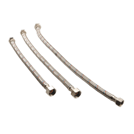 Hadička pancéřová Geos AGT 1/2"x1/2"- 150 cm FF T6415012CR