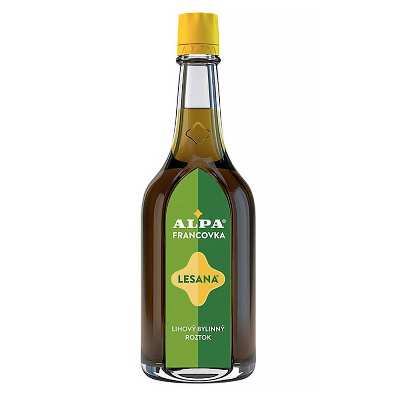 Alpa Francovka bylinný lihový roztok Lesana, 160 ml