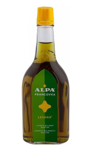 Alpa Francovka bylinný lihový roztok Lesana, 160 ml