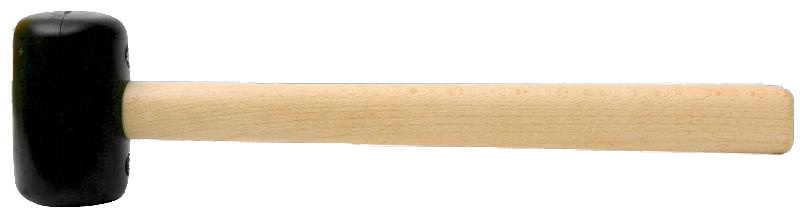 Palice gumová černá DR 65 mm