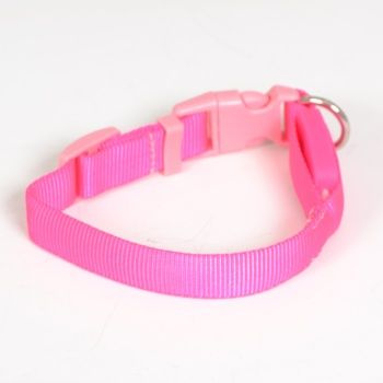 NYLONOVÝ RŮŽOVÝ BLIKACÍ OBOJEK S 18-28cm