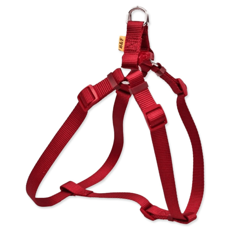 Postroj BAF nylon červený 2x44-72cm