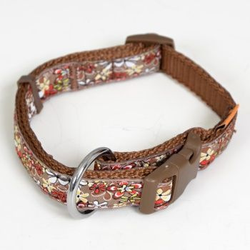 HNĚDÝ NYLONOVÝ OBOJEK SMALL 30-50cm