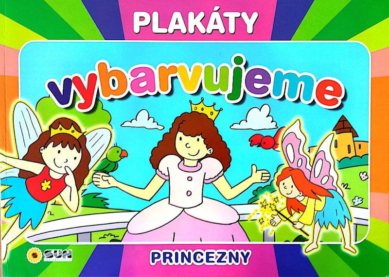 Princezny - Vybarvujeme XL plakáty NAKLADATELSTVÍ SUN s.r.o.