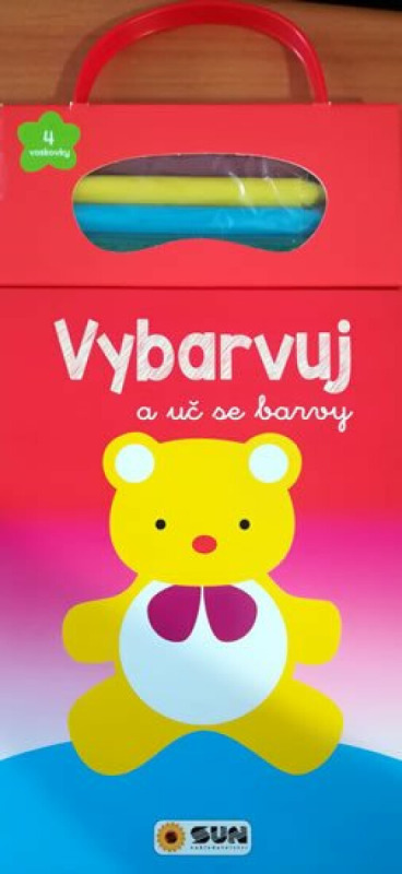 Medvídek - Vybarvuj a uč se barvy NAKLADATELSTVÍ SUN s.r.o.