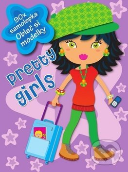 Pretty girls (lila) - 90 samolepek NAKLADATELSTVÍ SUN s.r.o.