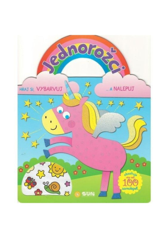 Jednorožci - Hraj si, vybarvuj a nalepuj