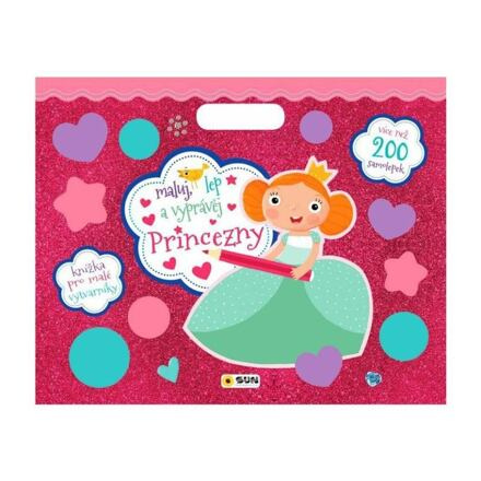 Princezny - Knížka pro malé výtvarníky