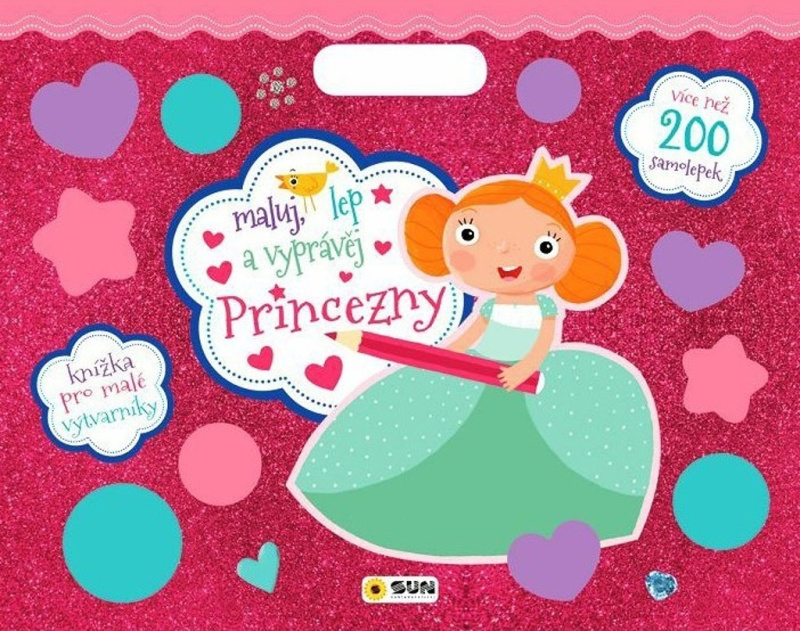 Princezny - Knížka pro malé výtvarníky