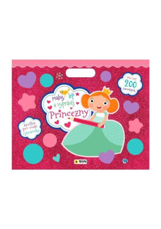 Princezny - Knížka pro malé výtvarníky