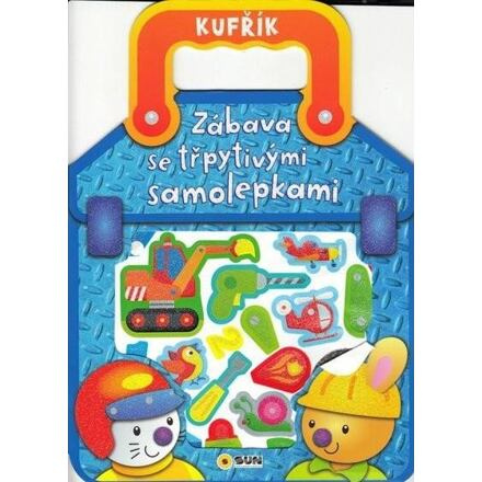 Modrý kufřík - Zábava se třpytivými samolepkami NAKLADATELSTVÍ SUN s.r.o.