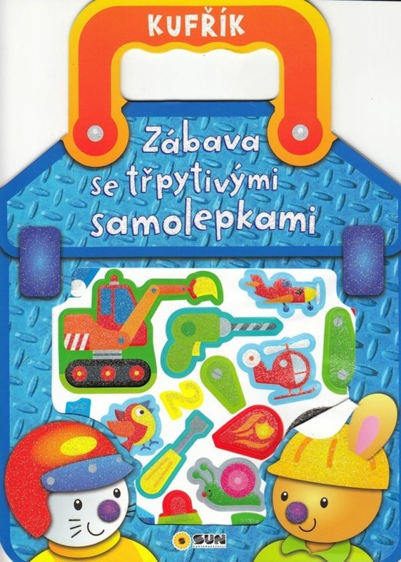 Modrý kufřík - Zábava se třpytivými samolepkami NAKLADATELSTVÍ SUN s.r.o.