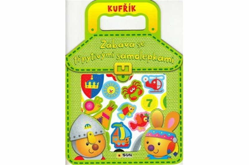 Zelený kufřík - Zábava se třpytivými samolepkami NAKLADATELSTVÍ SUN s.r.o.