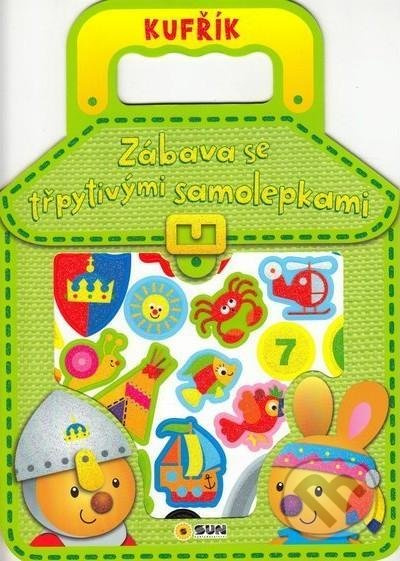 Zelený kufřík - Zábava se třpytivými samolepkami NAKLADATELSTVÍ SUN s.r.o.