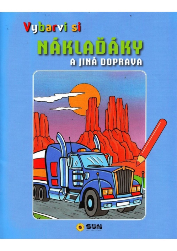 Vybarvi si - Náklaďáky a jiná doprava