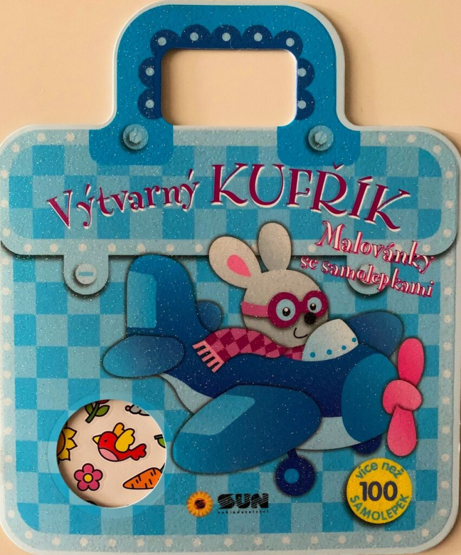 Výtvarný kufřík - Malovánky samolepky