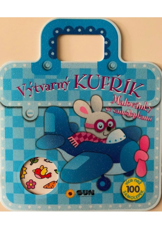 Výtvarný kufřík - Malovánky samolepky