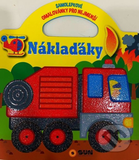 Náklaďáky - Samolepkové omalovánky pro nejmenší