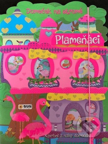 Domeček na stromě - Plameňáci - navrhni a nalep