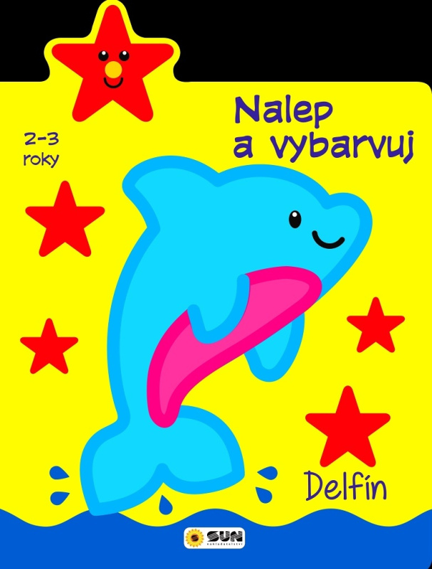 Nalep a vybarvuj - Delfín 2-3 roky