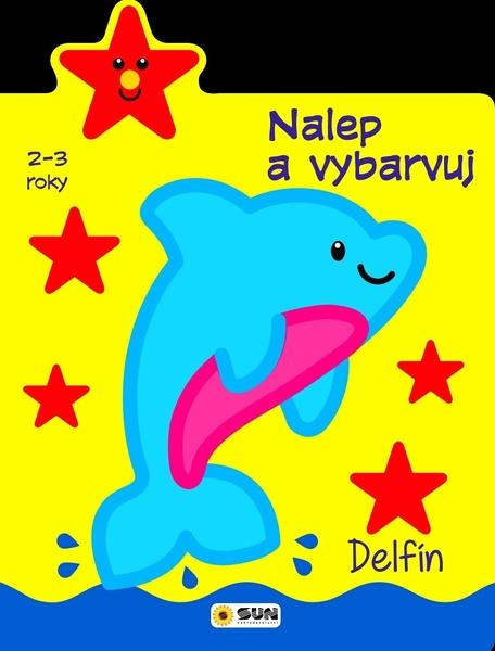 Nalep a vybarvuj - Delfín 2-3 roky