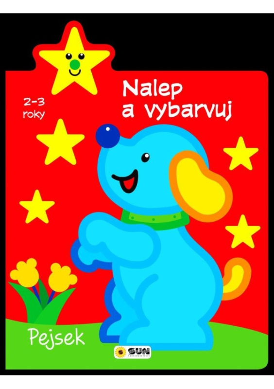 Nalep a vybarvuj - Pejsek- 2-3 roky