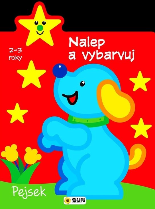 Nalep a vybarvuj - Pejsek- 2-3 roky