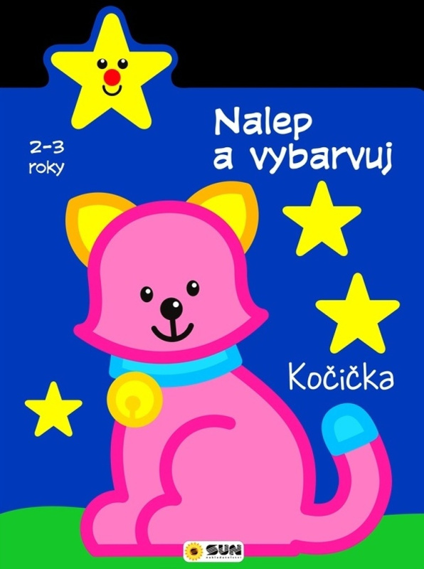 Nalep a vybarvuj - Kočička - 2-3 roky