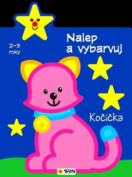 Nalep a vybarvuj - Kočička - 2-3 roky