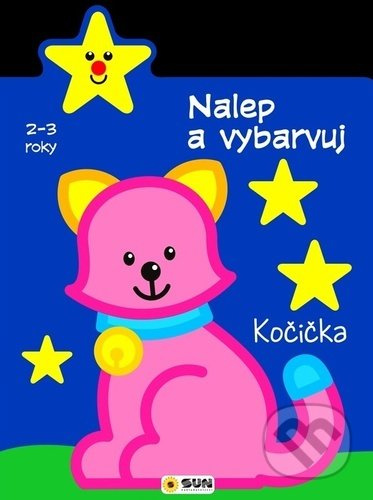 Nalep a vybarvuj - Kočička - 2-3 roky