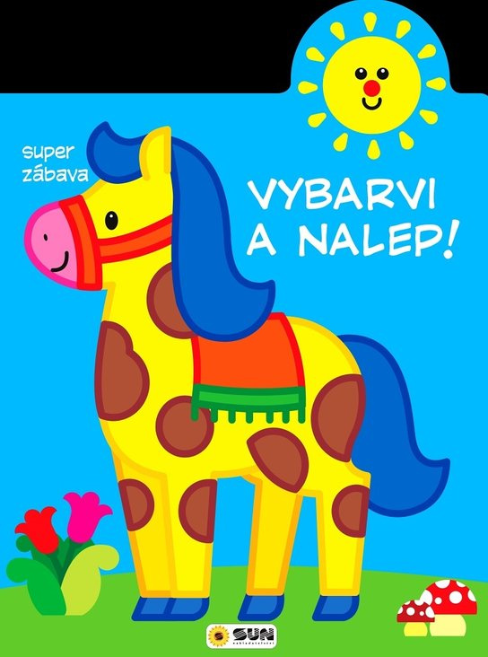 Vybarvi a nalep - Koník - 2-3 roky