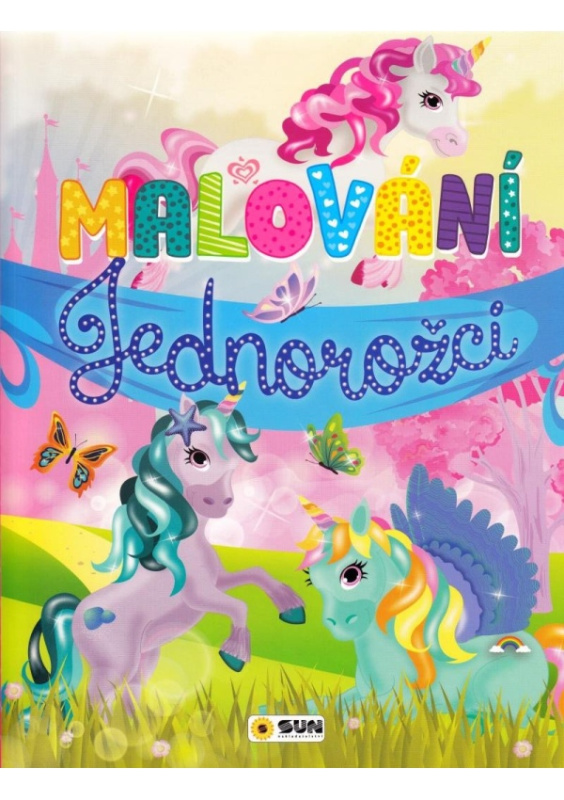 Malování - Jednorožci - velká kniha