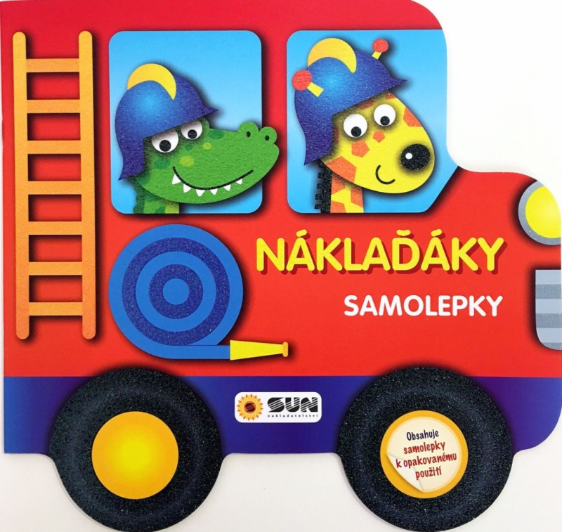Náklaďáky - velké - opakovaně použitelné samolepky