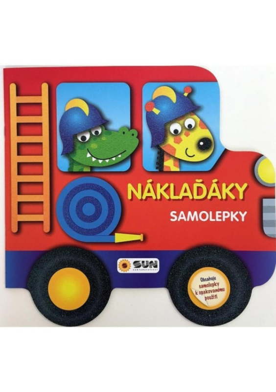 Náklaďáky - velké - opakovaně použitelné samolepky