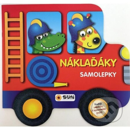 Náklaďáky - velké - opakovaně použitelné samolepky