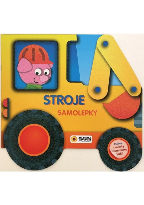 Stroje - samolepky k opakovatelnému použití