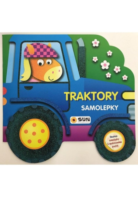 Traktory- velké - opakovaně použitelné samolepky
