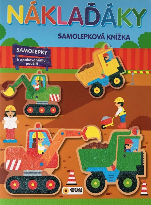 Náklaďáky - samolepky k opakovanému použití