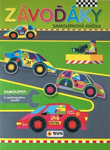 Závoďáky samolepková knížka k opakovanému použití