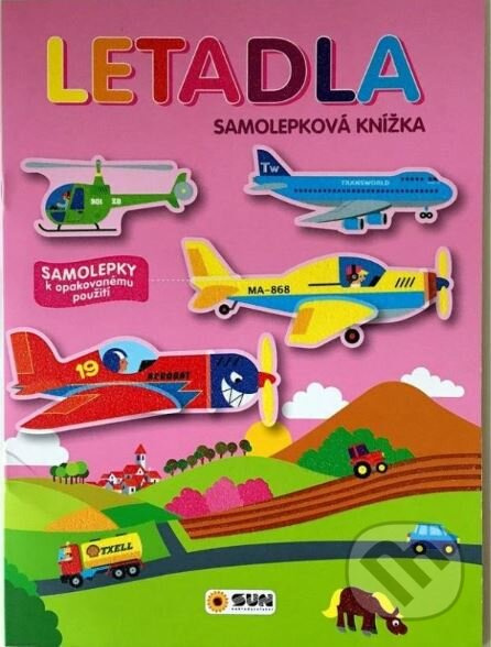 Letadla - samolepky k opakovanému použití