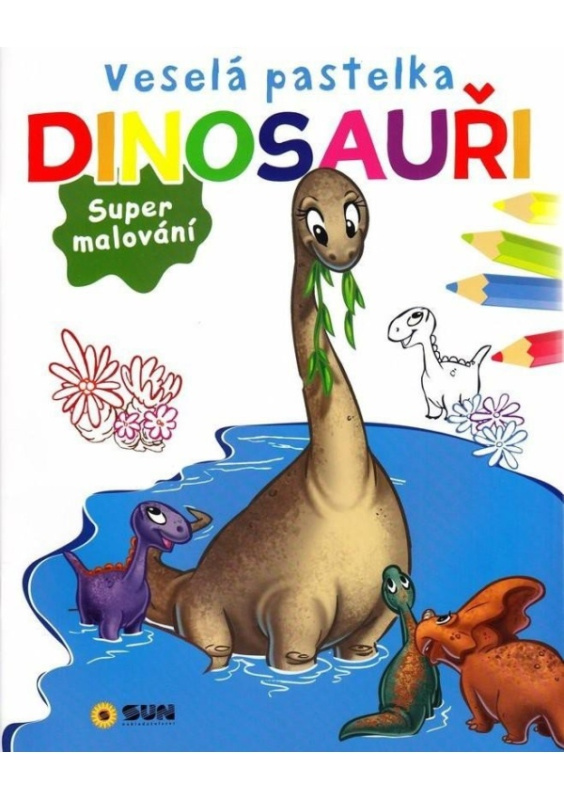 Veselá pastelka-Dinosauři
