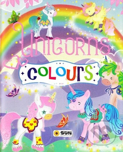 Unicorns - colours - fialová